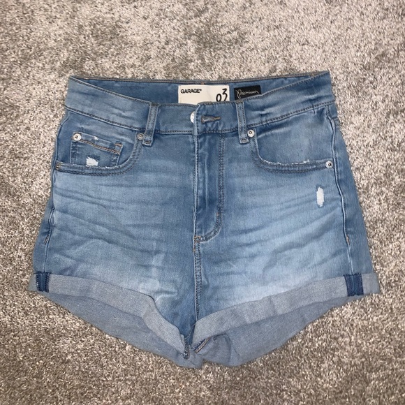 Garage Juniors Premium Blue Jean shorts size 3 - Picture 3 of 11